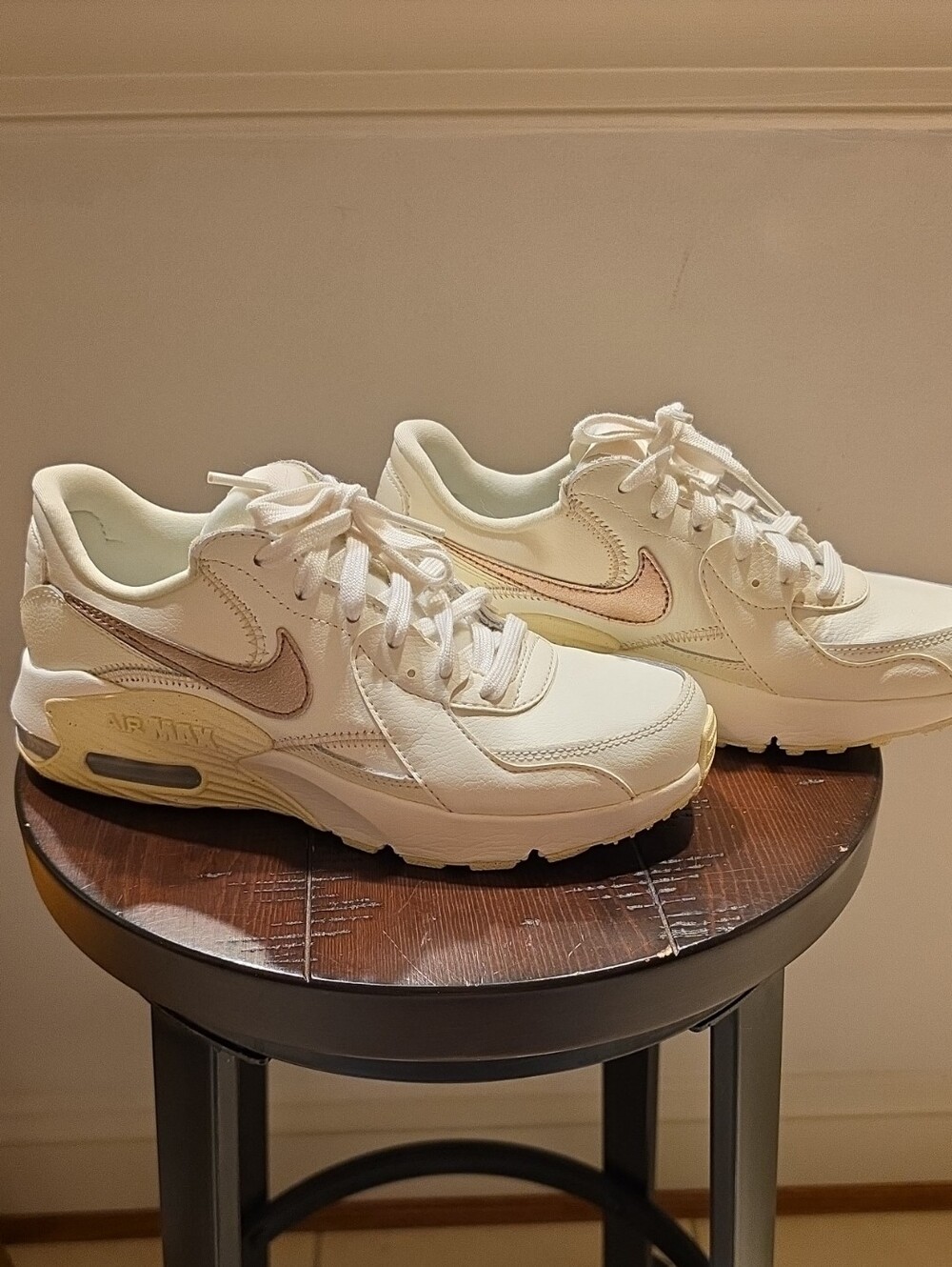 Nike Women's Air Max Excee Leather. Model DM0837-100. 'Bronze/Cream'